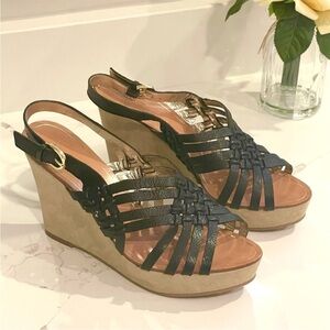 Banana Republic strappy Wedge Sandals
